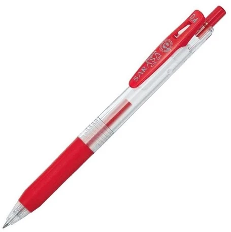Automatinis rašiklis ZEBRA SARASA CLIP, 0,5 mm, raudona
