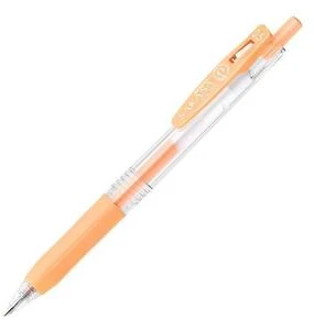 Zebra Gelinis rašiklis Sarasa Clip Milk 0.5mm, oranžinės spalvos