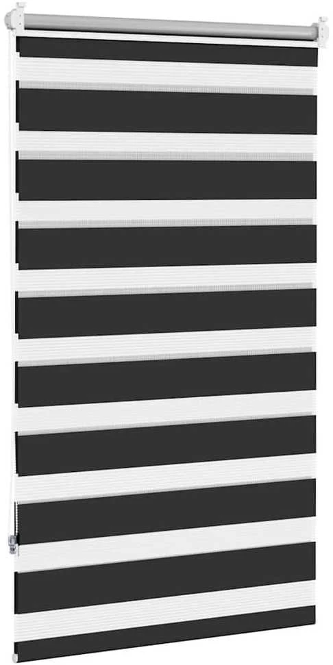 Zebra Žaliuzė, Roletas 90 x 150 cm, Juodas