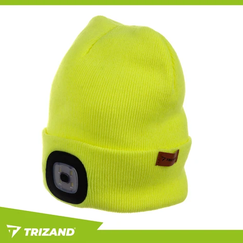 Žieminė kepurė su žibintuvėliu - geltona Trizand 22664
