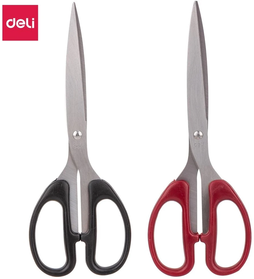 Žirklės DELI, 21cm, įvairių spalvų