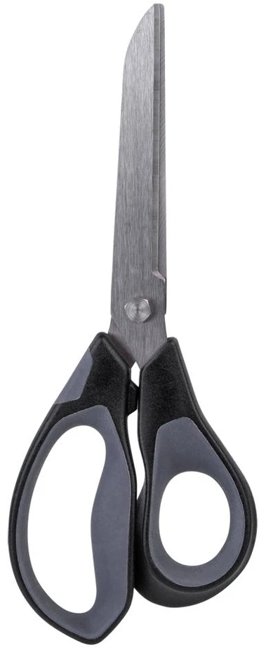 Žirklės DELI, 21cm, pilkos / juodos spalvos