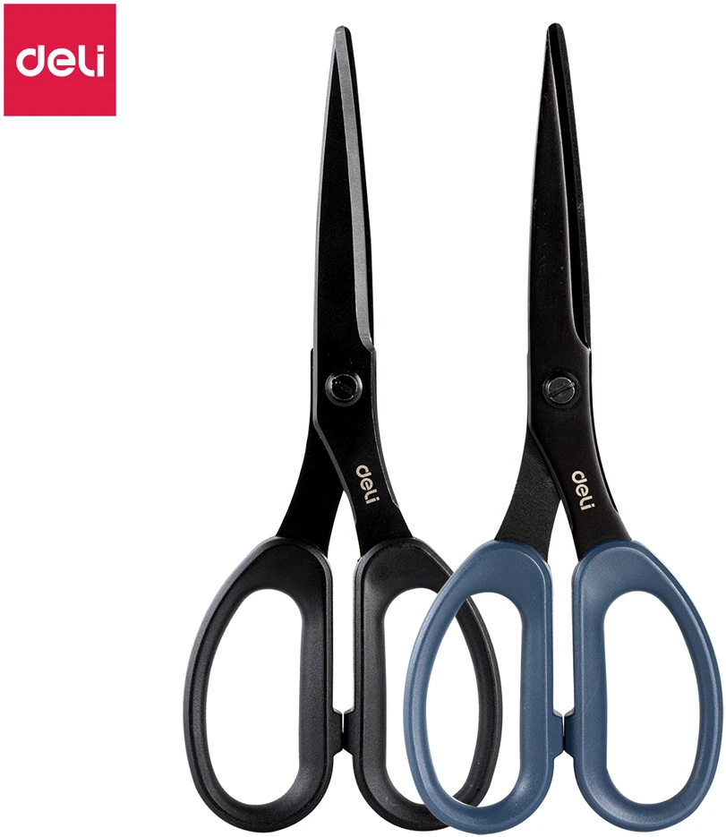 Žirklės DELI Ergo 21cm, juodos