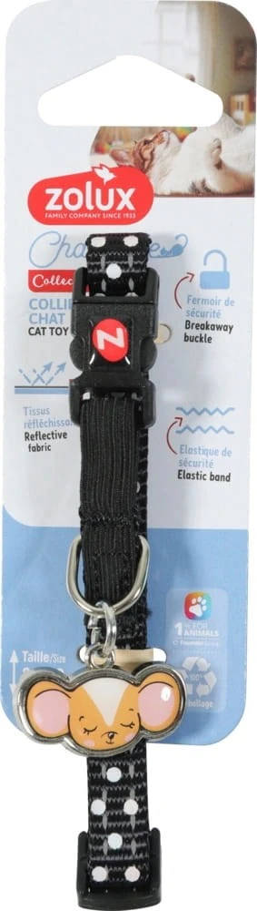 ZOLUX Chatouille juodas - cat collar