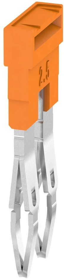 ZQV 2.5N/2 trumpiklis, 2P, 24A, žingsnis 5.1mm, oranžinis, Weidmuller