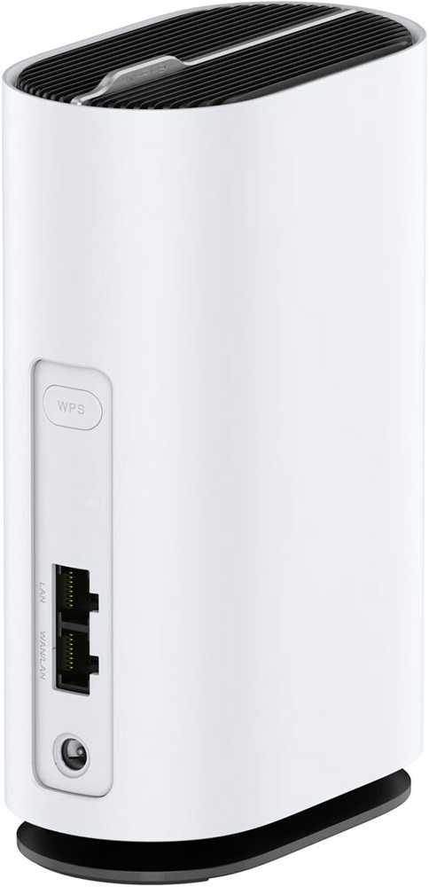 ZTE G5C - Gigabit Ethernet dviejų dažnių (2,4 GHz / 5 GHz) Wi-Fi 6 4G/5G belaidis maršrutizatorius baltame fone