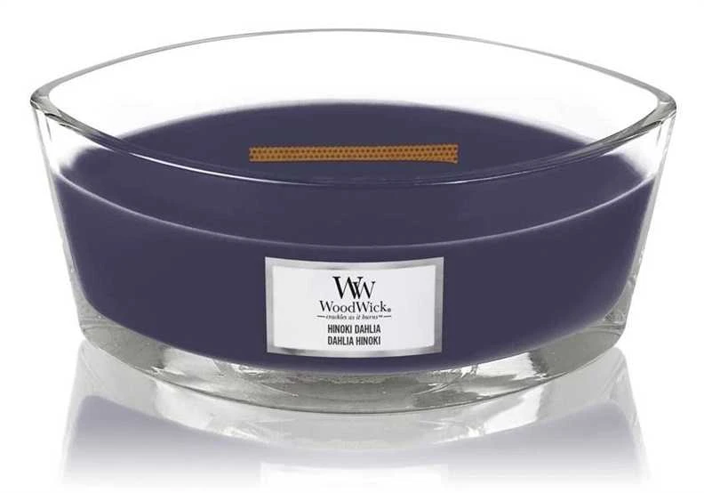 WoodWick Aromatinė žvakė (Hinoki Dahlia), 453,6 g