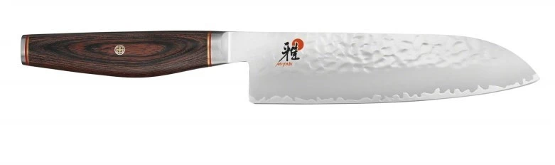 Zwilling Braun MIYABI Santoku virėjo peilis, plienas, 180 mm, sidabras / ruda, 34074-181-0