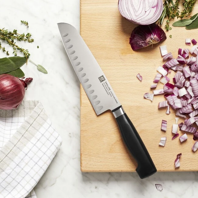ZWILLING Santoku Plienas 1 vnt Santoku peilis