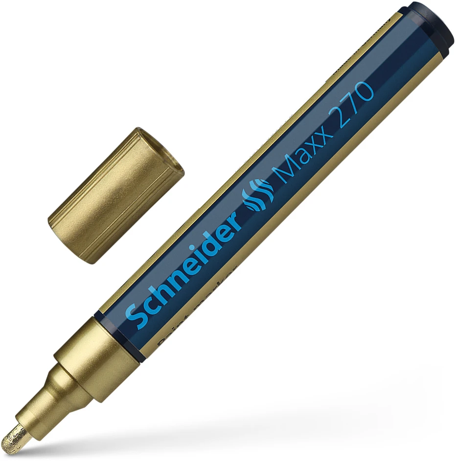 Schneder Žymeklis Schneider Paint Marker Maxx 270, 1-3mm, su aliejiniu tušu, auksinės spalvos
