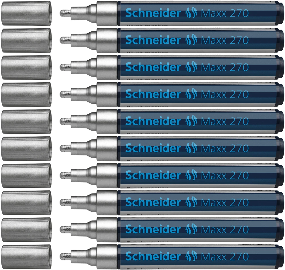 Schneder Žymeklis SCHNEIDER PAINT MARKER 270 1-3mm, sidabrinis