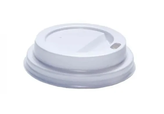12oz SORPRESO baltas dangtelis Latte vienkartiniam puodeliui (100 vnt.)