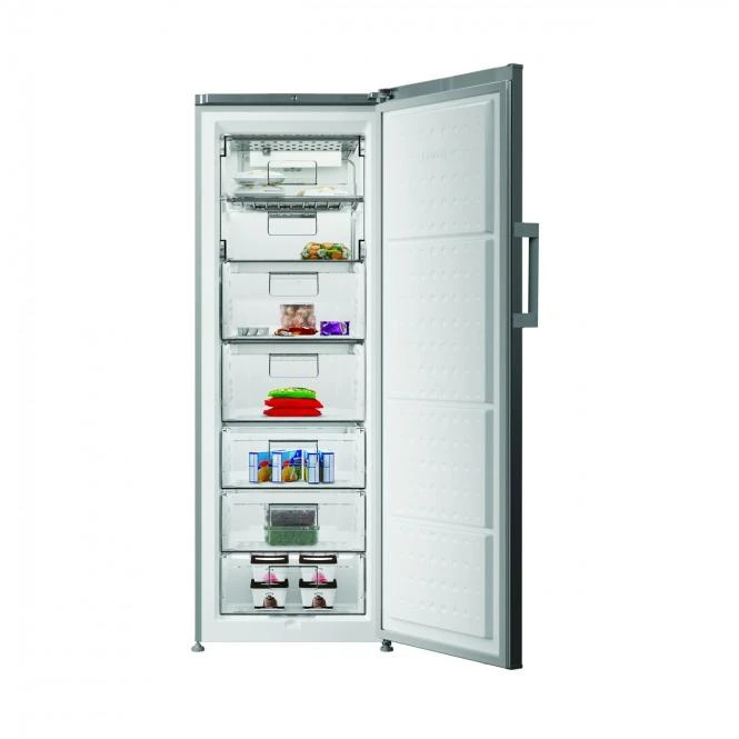 INDESIT Šaldiklis | FINS 1261 S4E | Energijos vartojimo efektyvumo klasė E | Vertikalus | Laisvai pastatomas | Aukštis 171 cm | Bendra grynoji talpa 244 l | Sidabrinis