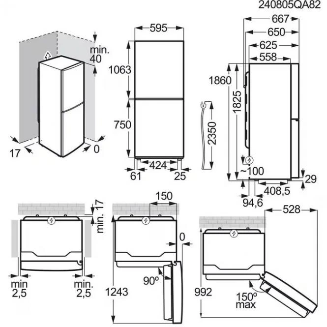 Šaldytuvas Electrolux LNT5ME32U1