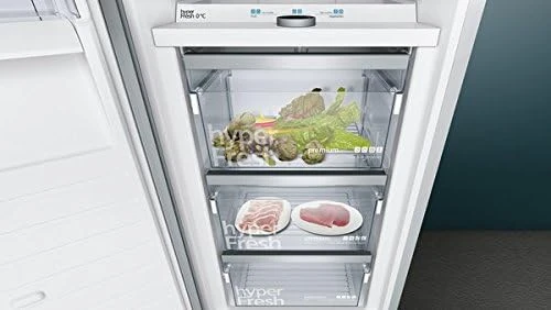 186 cm ner. plieno spalvos No Frost šaldytuvas be šaldymo kameros Siemens KS36FPI3P