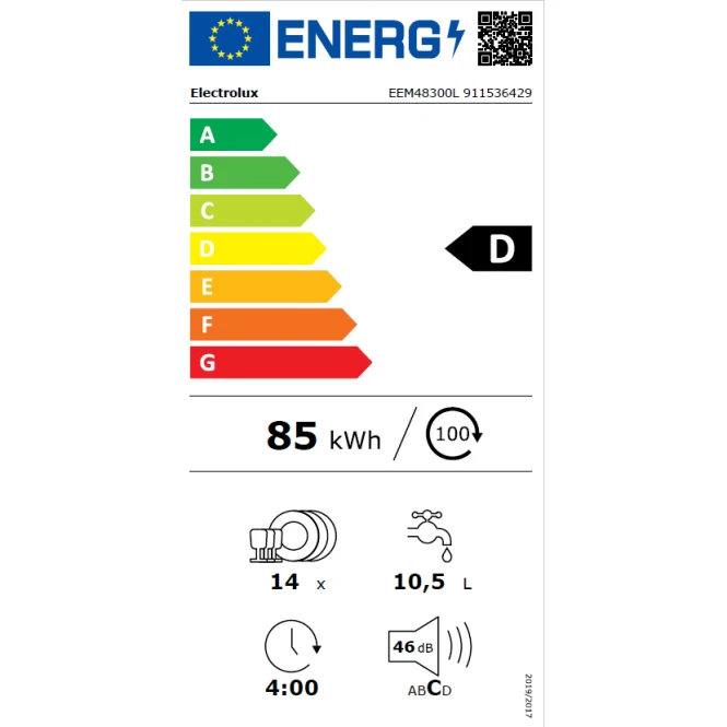 Indaplovė ELECTROLUX EEM48300L