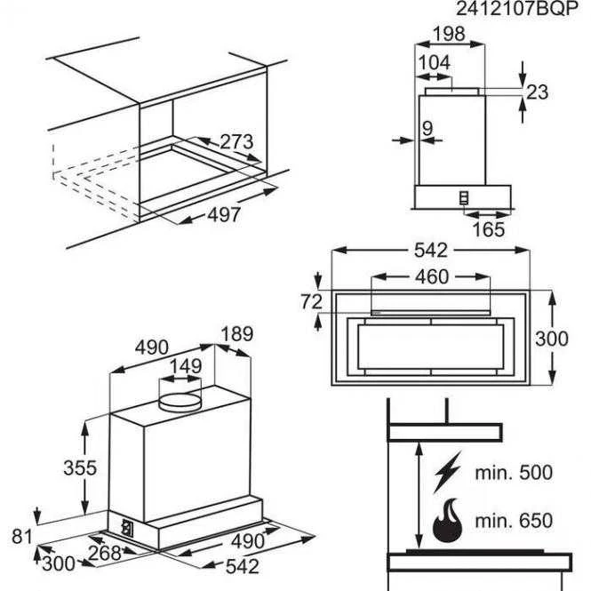 Gartraukis Electrolux LFG815W