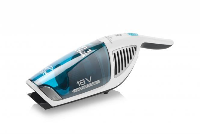 Dulkių siurblys ETA Vacuum Cleaner Moneto Aqua Plus ETA444990010 Cordless  operating, Handstick and Handheld, 18 V, Operating time (max) 50 min,  Baltas / Mėlyna | Varle.lt