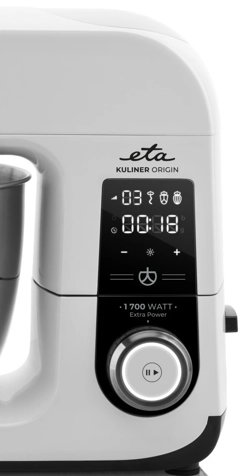 Virtuvinis kombainas ETA Kitchen Machine | ETA203890000 Gratus Kuliner II Origin | 1700 W | Greičių skaičius 12 | Bowl capacity 6.7 L | Baltas aprašymas - Prekės nuotrauka