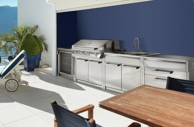 Dujinis barbecue grilis Steel Genesi G9BS-4C SS