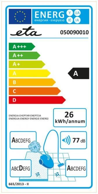 ETA | Dulkių siurblys | Aero ETA050090010 | Supakuotas | Galia 700 W | Dulkių talpa 2 L | Baltas