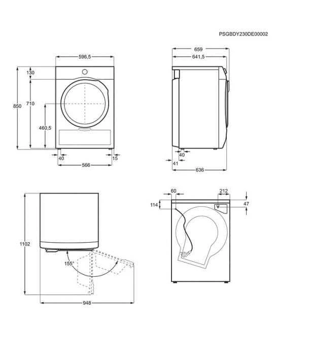Džiovyklė Electrolux EW9D787KCE