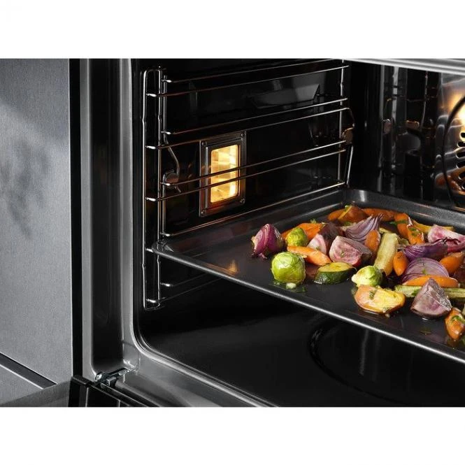 Electrolux E9OOAF11 orkaitės vidus su daržovėmis