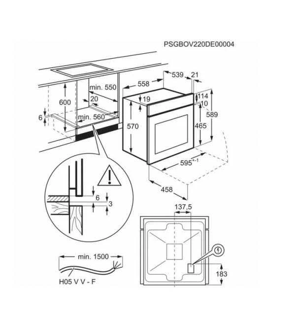 Orkaitė AEG OU5AB21CM