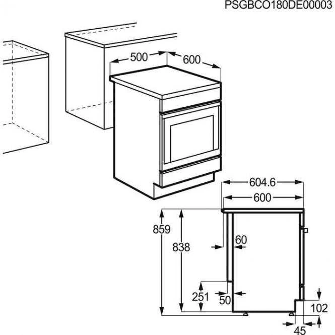 Viryklė Electrolux LKR500066W