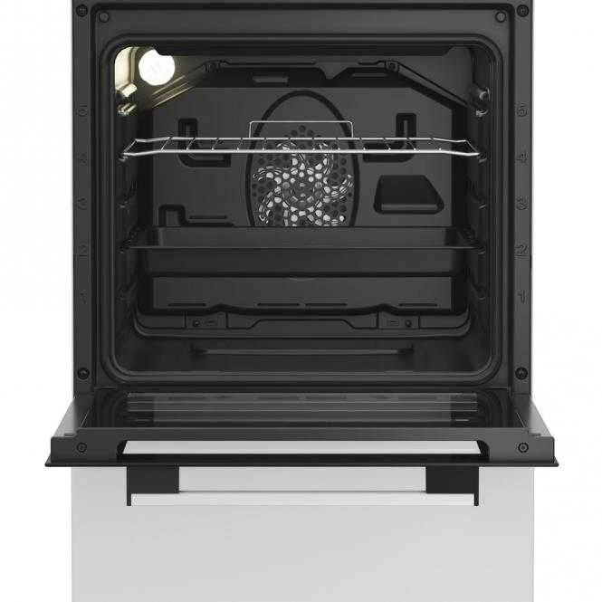 Viryklė INDESIT Cooker | I5V8PMW | Hob type Ceramic | Oven type Electric | Baltas | Plotis 50 cm | Gylis 60 cm | 55 L