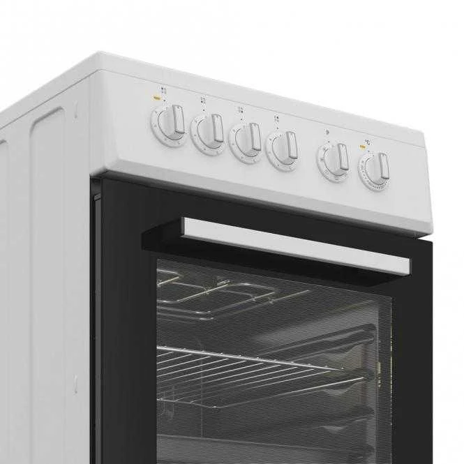 Viryklė INDESIT Cooker | I5V8PMW | Hob type Ceramic | Oven type Electric | Baltas | Plotis 50 cm | Gylis 60 cm | 55 L