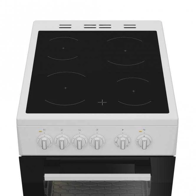 Viryklė INDESIT Cooker | I5V8PMW | Hob type Ceramic | Oven type Electric | Baltas | Plotis 50 cm | Gylis 60 cm | 55 L