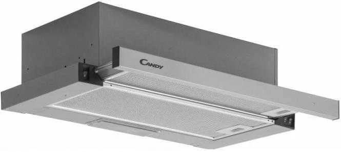 Candy CBT6130/3X gartraukis Semi built-in (pull out) Sidabrinis 157.8 m³/h