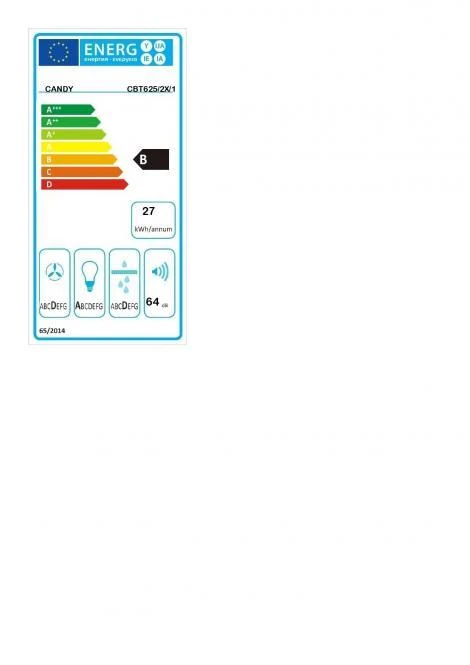 Integruojamas gartraukis Candy CBT625/2X