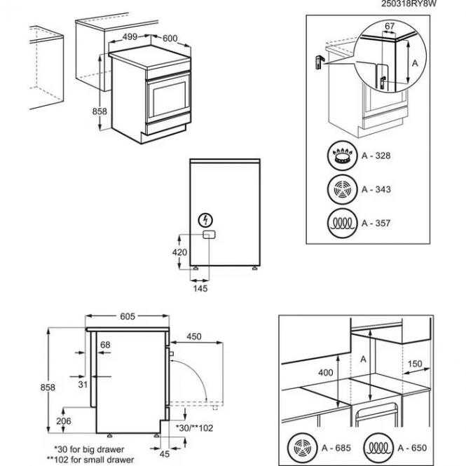 Viryklė Electrolux LKI564267K