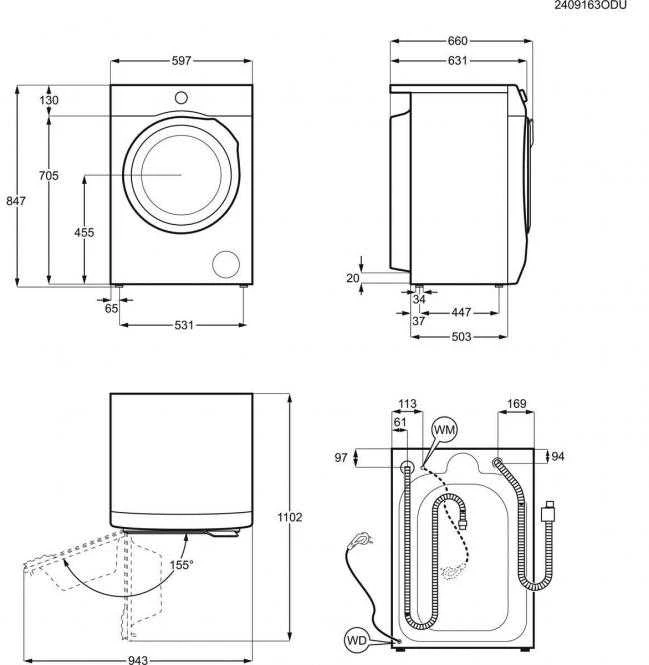 Skalbimo mašina Electrolux EW8FG5602CDE