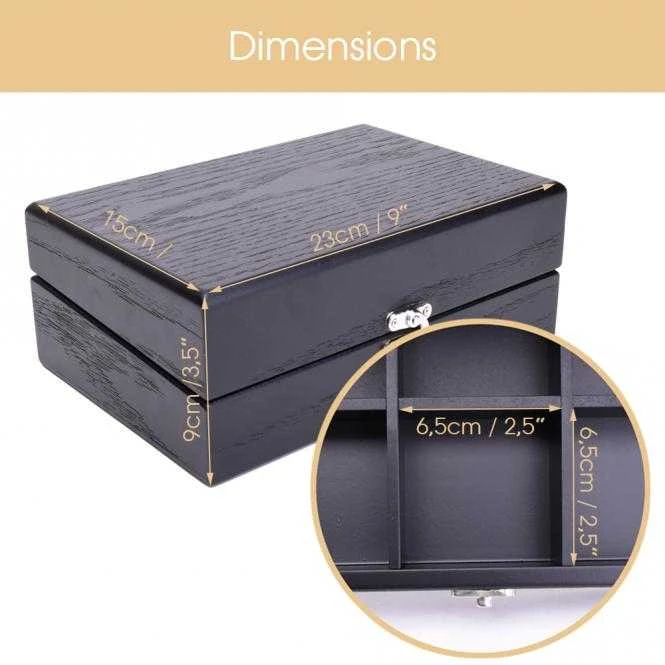 Joefrex Dėžutė arbatai Tea box 6 skyriai