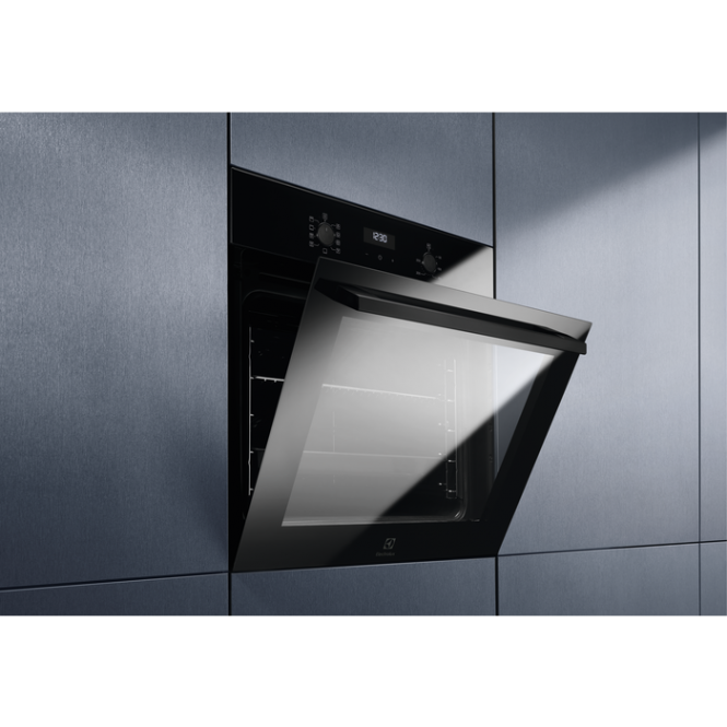 Juodos spalvos orkaitė Electrolux EOD5H70BZ