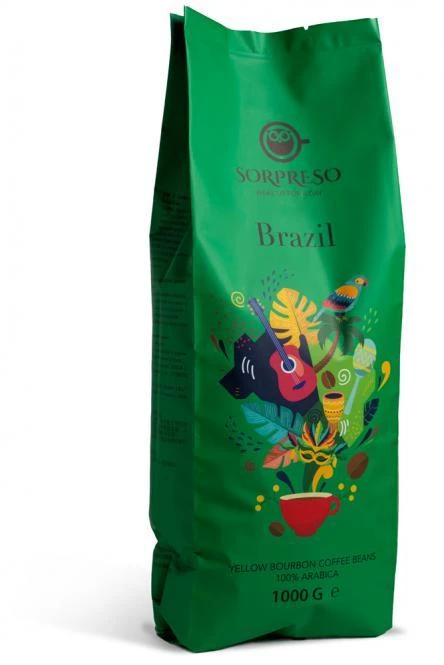 Kavos pupelės SORPRESO BRAZIL Geltonas BOURBON (1kg)