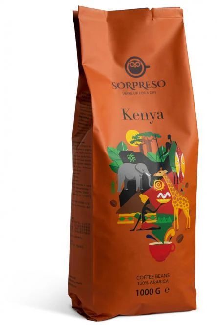 Kavos pupelės SORPRESO KENYA (1kg)
