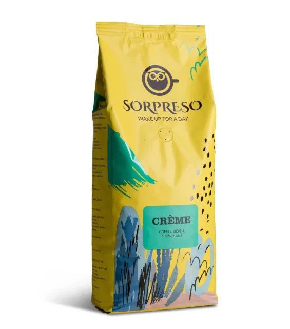 Kavos pupelės SORPRESO CREME (1kg)