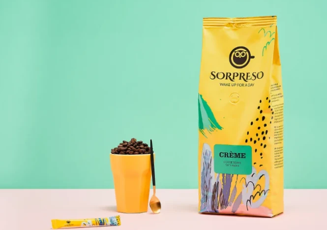 Kavos pupelės SORPRESO CREME (1kg)