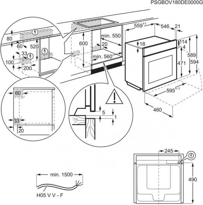 Orkaitė Electrolux EOB9S3XT