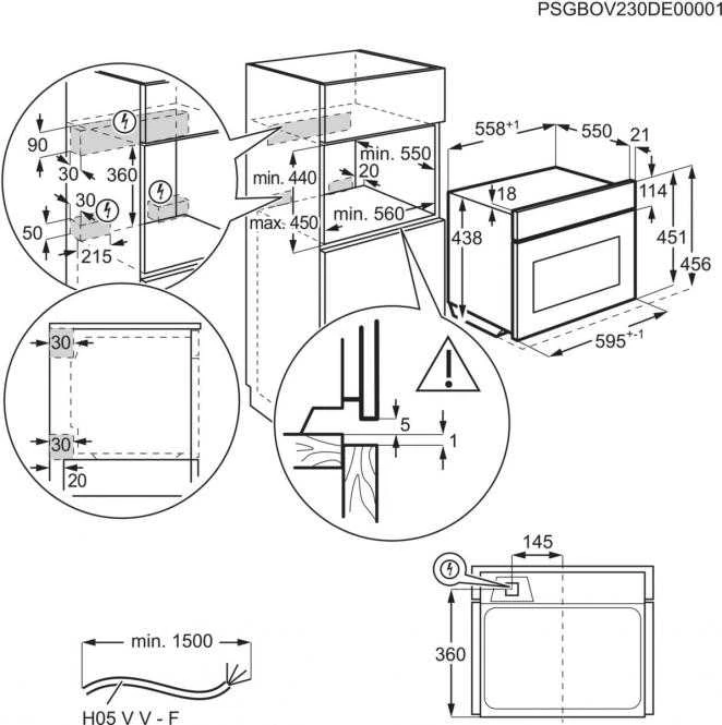 Mikrobangų krosnelė Electrolux EVM8E09X