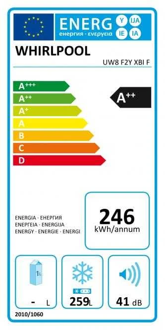 Šaldiklis Whirlpool UW8 F2Y XBI F 2