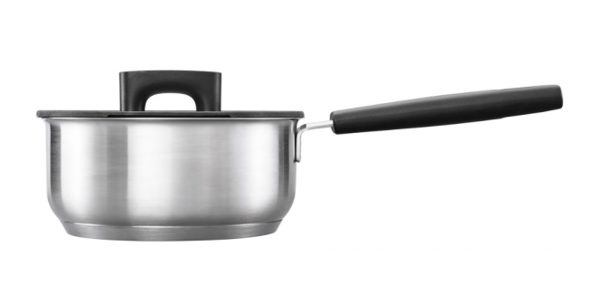 Fiskars Hard Face Nerūdijančio plieno keptuvė troškinimui 1,8 L / 18 cm