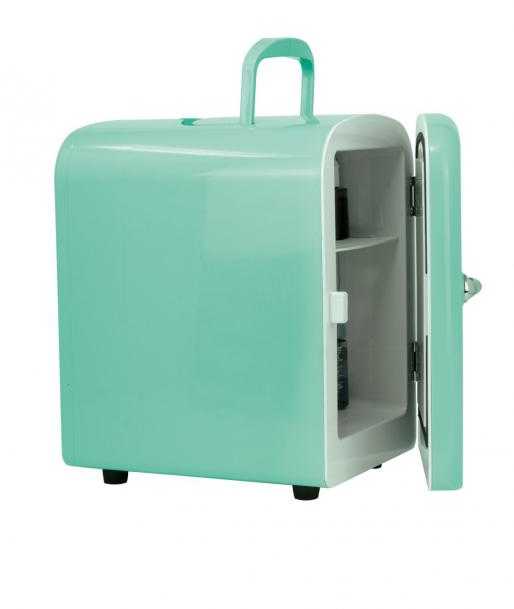 Retro stiliaus 4l talpos mini šaldytuvas Jocca 9026T žalios spalvos