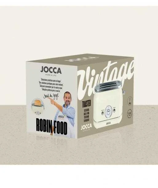 Retro stiliaus skrudintuvas Jocca 2708 kreminės spalvos