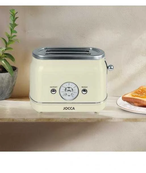 Retro stiliaus skrudintuvas Jocca 2708 kreminės spalvos