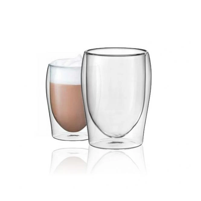 Scanpart dvigubo stiklo 300 ml stiklinės kapučino kavai